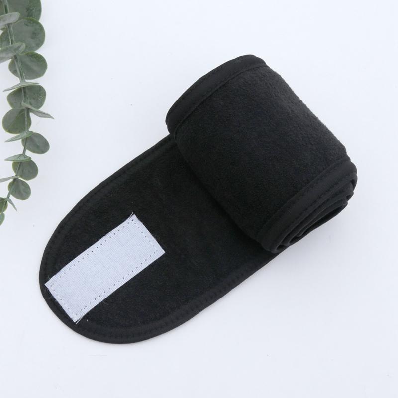 Women Head Band Adjustable Facial Yoga Headband Bath Makeup Hair Band for Face Washing Soft Toweling Hair Make Up Accessorie