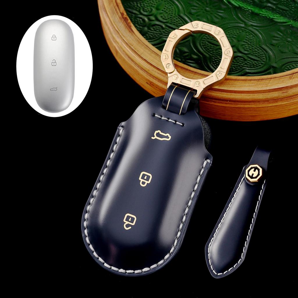 Премиальный кожаный чехол для ключа автомобиля для L7, L8 и нового L9 – Элегантный аксессуар для интерьера