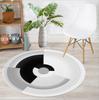 Round Carpet Nordic Modern Geometric Print Home Decor Hanging Basket Foot Mat Study Chair Floor Rug Living Coffee Table Carpets