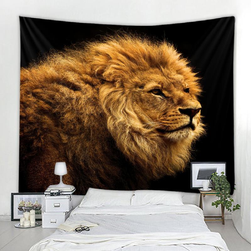 Bedroom Tapestry Hippie Boho Style Wall Tapestry Lion Decor Tapestry Landscape Wall Decor Home Decor Tapestry