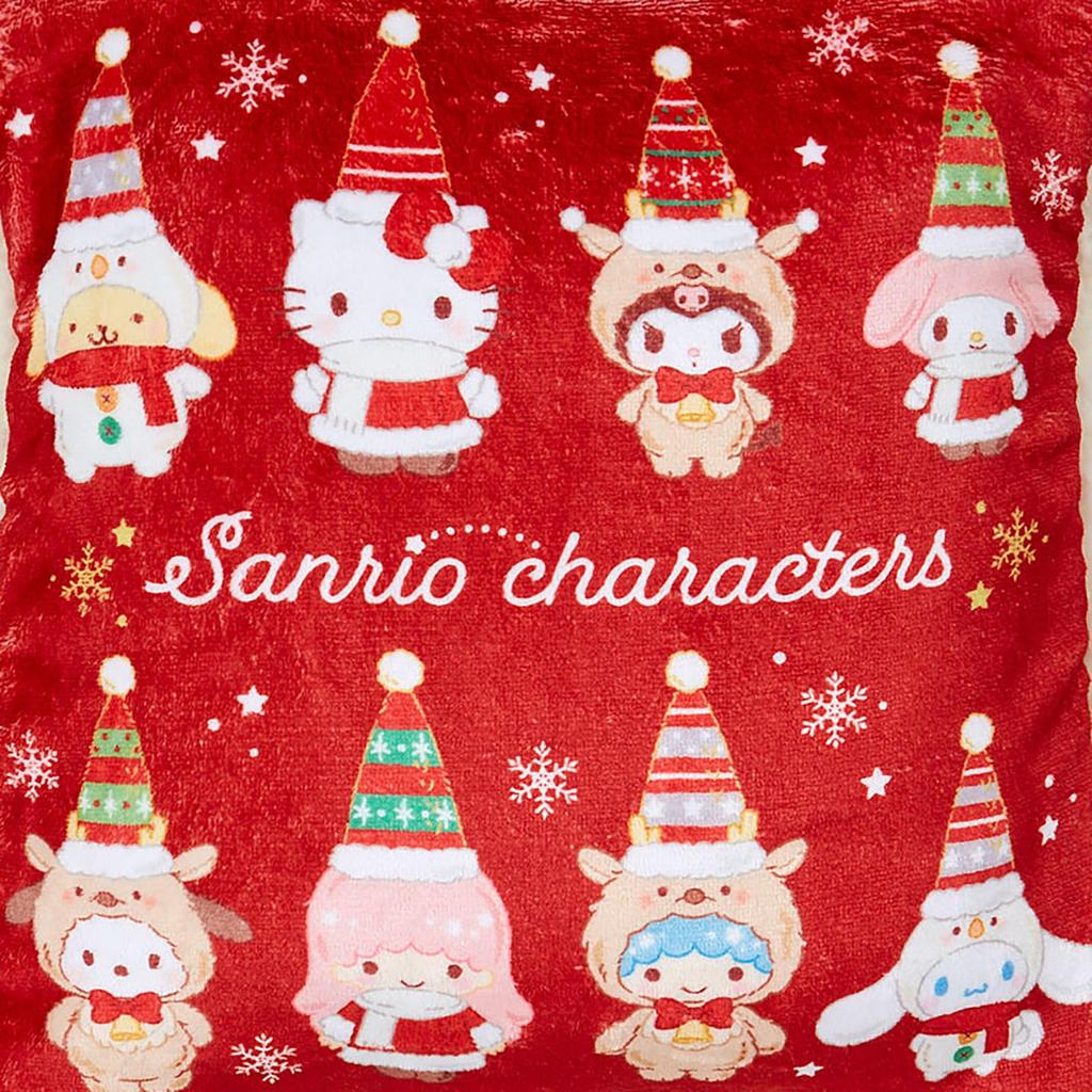 Sanrio Cushion Blanket Sanrio Characters Throw Blanket 113204 (Christmas)
