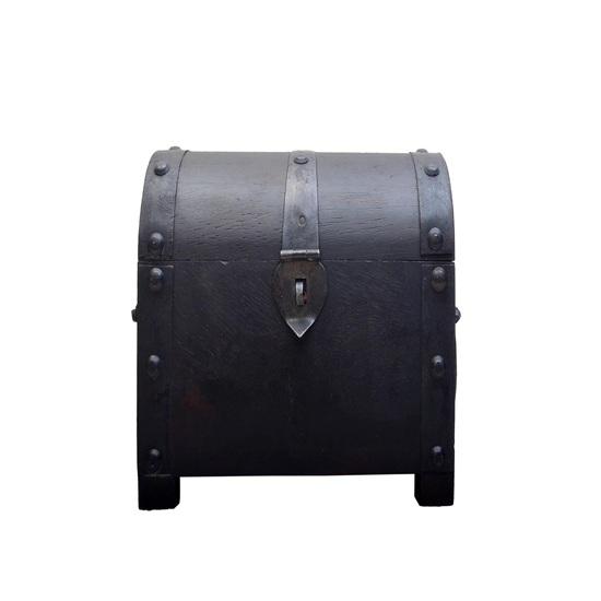 Wooden Box Storage Box Trunk Rustic Pirate Treasure Chest for Kids Adults Jewellery Organizer Home Decor Showpiece Rajasthan Art