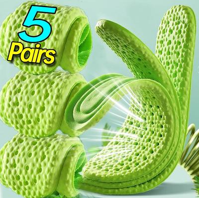 Дезодорирующие спортивные стельки для унисекс, поддержка свода стопы, вставки для обуви, абсорбирующие, дышащие, массажные, амортизирующие, подошвы для обуви