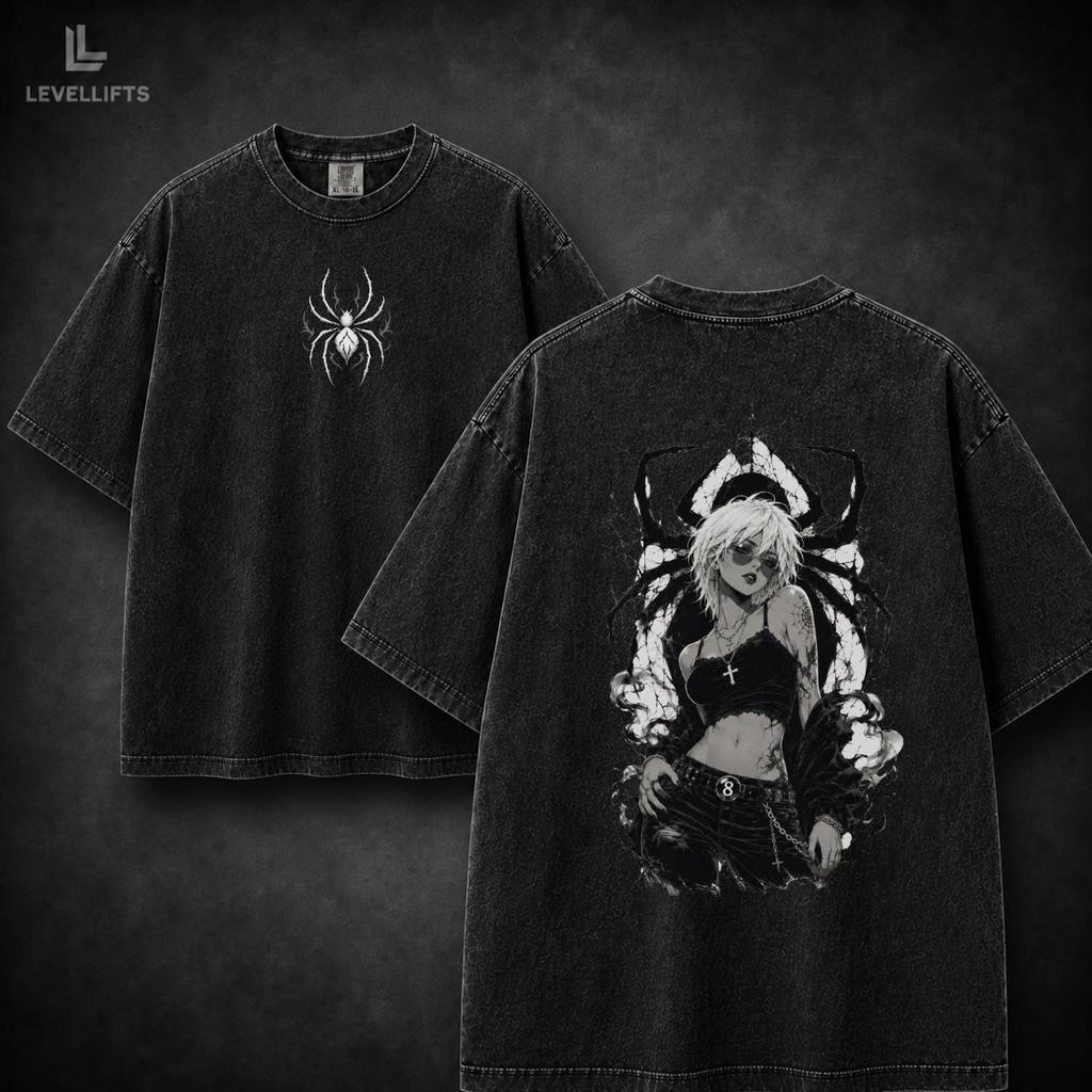 Unisex Y2K Gothic Skull Back Print T-Shirt, Punk Grunge Graphic Shirt, Streetwear Goth Clothing, Death Metal Tee, Goth G