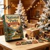Kids Christmas Party Favors National Parks 24 Days 2026 Advent Calendar Coutdown to Decoration with Holiday Gift for 2D Acrylic Landscape Hanging