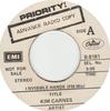 7-дюймовая пластинка КИМ КАРНС Invisible Hands B8181PROMO EMI America 1983 Канада Рок Б/у