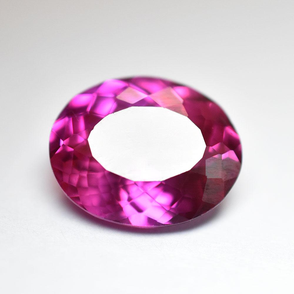 Natural Pink Ruby 10.65 Ct Certified Excellent Oval Cut Loose Gemstone