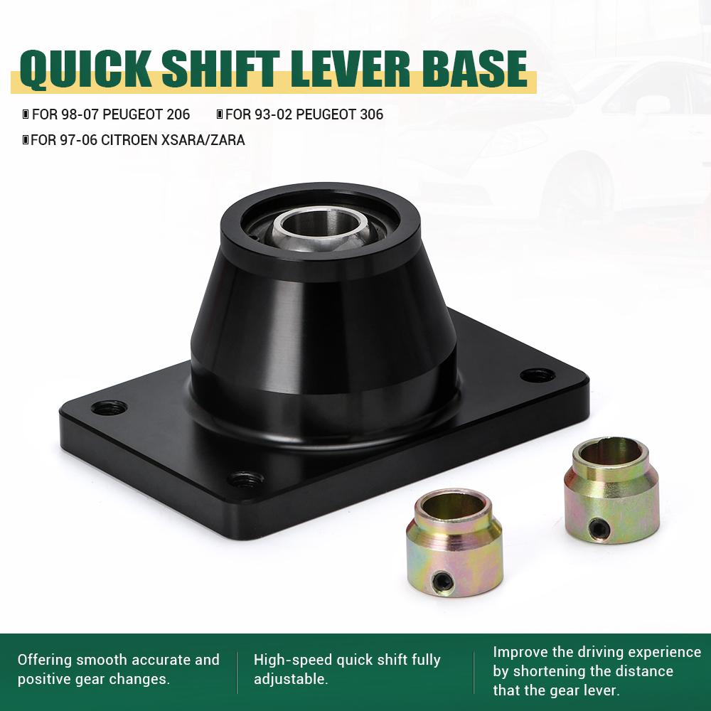 Quick Shift Short Throw Shifter Shift Knob Lever Base Adjustable Turret Type For Peugeot 206/306 Citroen Xsara/Zara