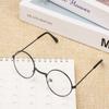 And Portable New Fashion Decorative Glasses Round Girl Boy Children'S Flat Mirror Clothing Accesories Retro Small Round Glasses