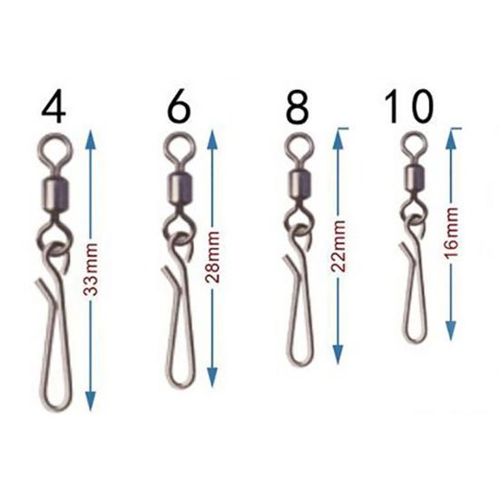 50 шт./компл. вращающегося вертлюга с подвесной оснасткой, рыболовные снасти, разъем для рыболовных крючков
