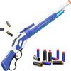 Игрушечный пистолет M1887 с выбрасыванием мягких гильз, ручной пусковой механизм, рождественский/именинный подарок для детей и взрослых
