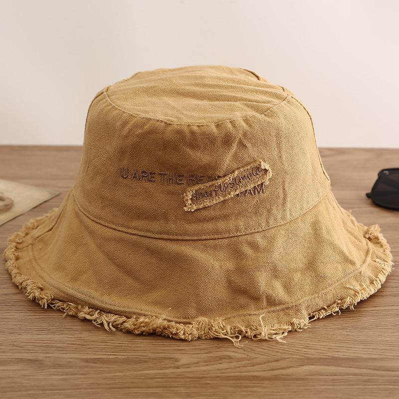 Hat Women'S Summer Big Brim Japanese Face Cover Summer Big Brim Fisherman Versatile Shade Tide Fashion Sunscreen Hat