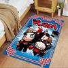 Panda Friends Circle Carpet Design for Balcony Outdoor Playrooms Bedrooms Anti-slip Rug Decorate Offices Wedding Party Gift
