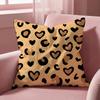 Leopard Texture Cushion Cover MultiScene Pillow Cover for Home  Car  Reversible Soft  Durable for Daily Use