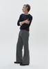 SAVAGE Wool Crewneck Jersey Long Sleeve - Navy
