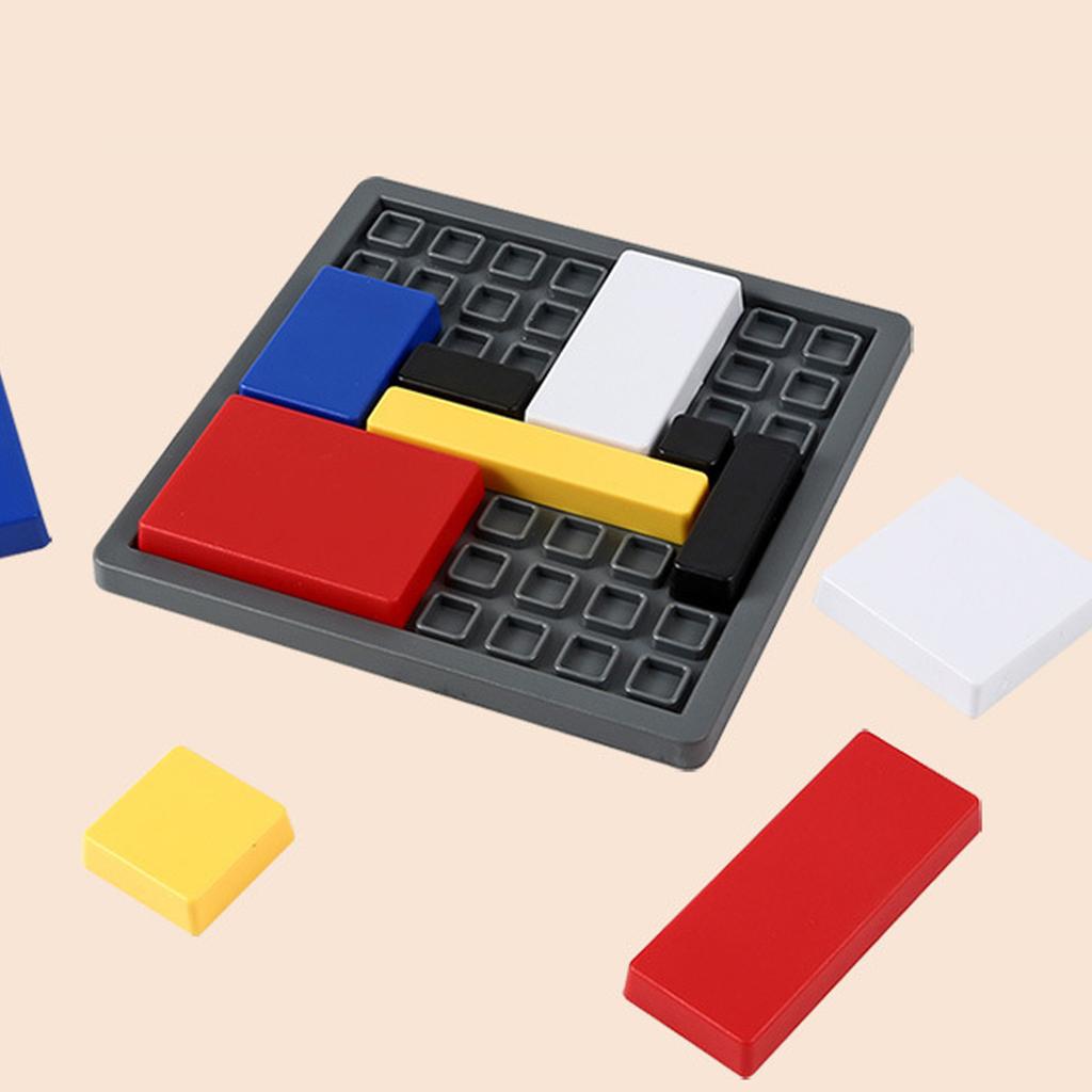Educational Building Blocks Puzzle For Kids Logic Training Toy Safe ABS Material Family Interactive Game