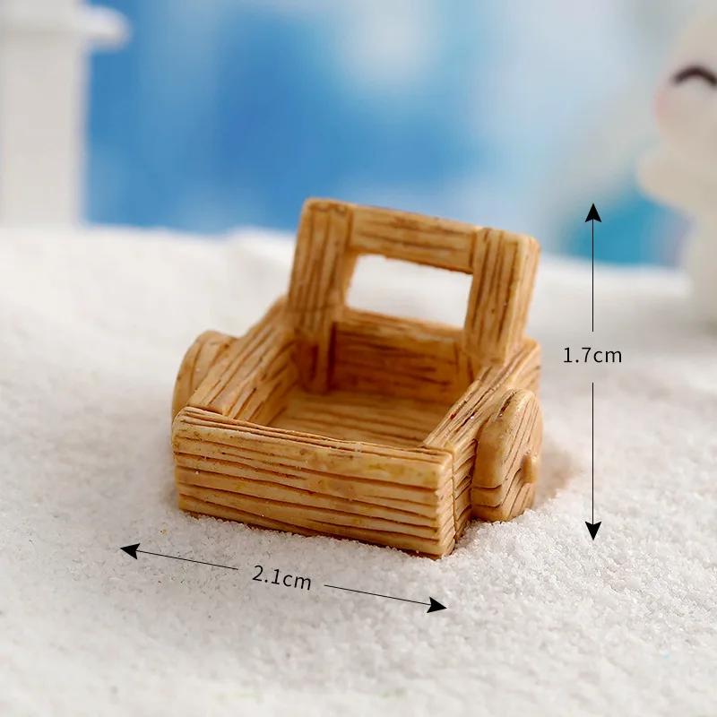 Cute Rabbit Bunny Ornament Resin Home Mini Bunny Miniature Figurines Miniature Landscape Decoration Home Easter Decoration