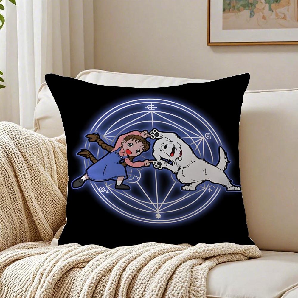 Anime Adventure FFullmetal AAlchemist Cushion Cover Pillowcase Antidustmite living Room Sofa Decor Cushion Room