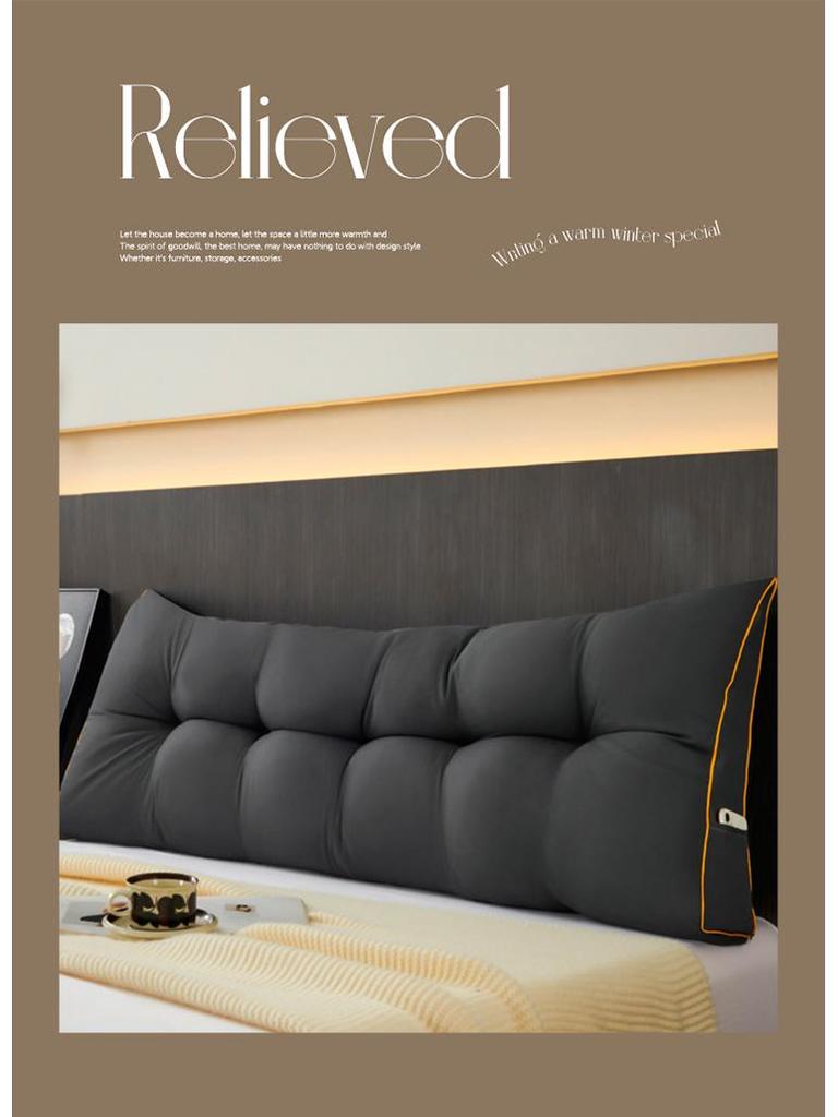 Большая треугольная подушка-спинка для кровати – Съемная и моющаяся татами-подушка для мобильного телефона или сидения на диване