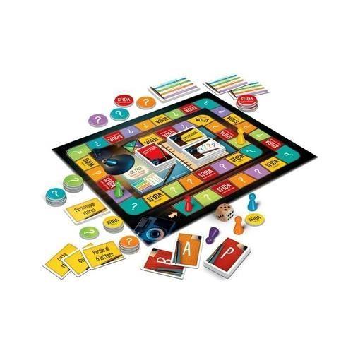 Jeu de plateau d'apprentissage - CLEMENTONI - 16639 - Multicolore - 10 ans et plus - 2 joueurs ou plus