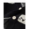 French Arielle De Pinto Boys' Knitwear Spring & Fall New Korean Style Rust V-Neck Cardigan Sweater Jacket