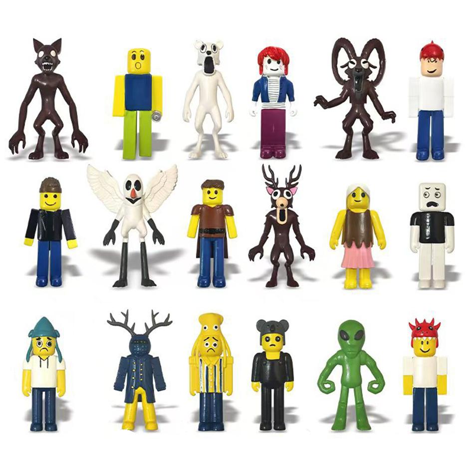 Новый набор фигурок '99 Ночей в Лесу': Олень, Сова, Коза, Монстр. Модель, Конструктор, Фигурка, Пластиковая игрушка, Подарки