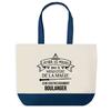 Sac Shopping - PLANETEE - Boulanger Ministère De La Magie - Fond Bleu - Coton 40x45 Cm - Grand Format