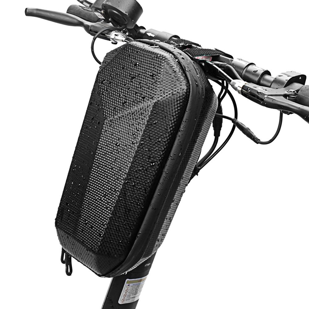 1/2Pcs 4L Electric Scooter Front Bag Waterproof EVA Hard Shell Bags Bicycle Handlebar Hanging Bag Carry Bag Storage Accessories