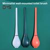 Силиконовый держатель для унитаза, набор настенных современных гибких резиновых щеток для ванной комнаты, щетки для чистки без запутывания волос