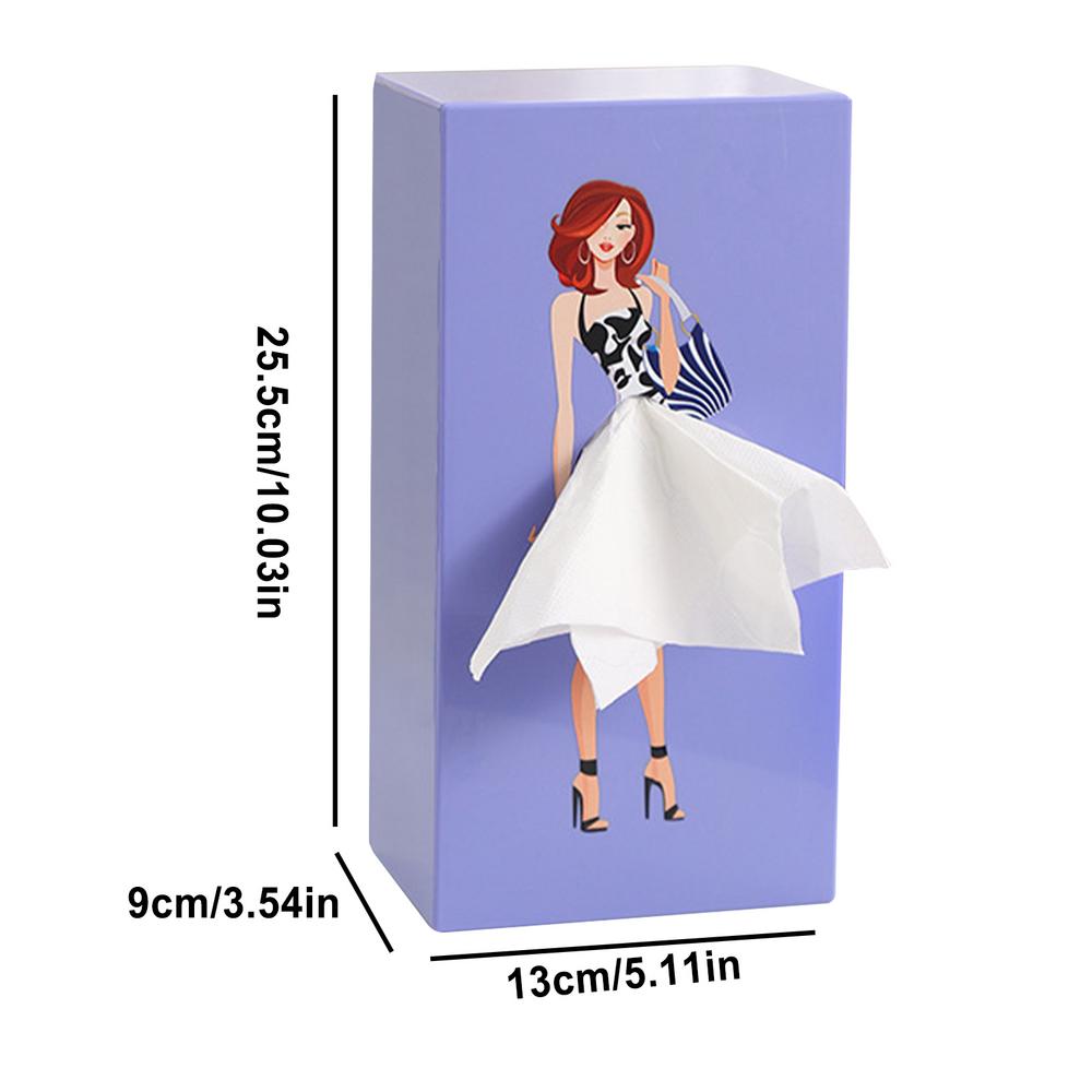 Cube Tissue Box Cover Creative Tissue Box Holder with Lid for Bathroom Multifunctional Interesting Napkin Holder with Stylish