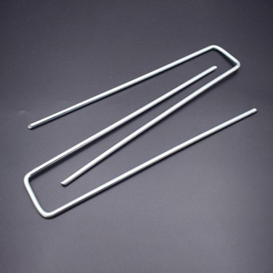 Yousheng 50/100 шт. U-образный колышек для грунта, антикоррозийный садовый колышек с прокладками, простая установка, многоразовые многоцелевые колышки для земли