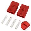 СЕРЫЙ/КРАСНЫЙ Разъемы и клеммы КЛЕММА UL94-V0 175 AMP 2X