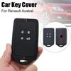 Силиконовый чехол для автомобильного ключа Renault Captur Megane Talisman Espace Clio Zoe Koleos Scenic 4 Arkana Dacia Sandero Card Remote