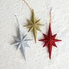 2 шт. Пластиковая exploding star ornament DIY Подвесное Рождественское украшение XMAS