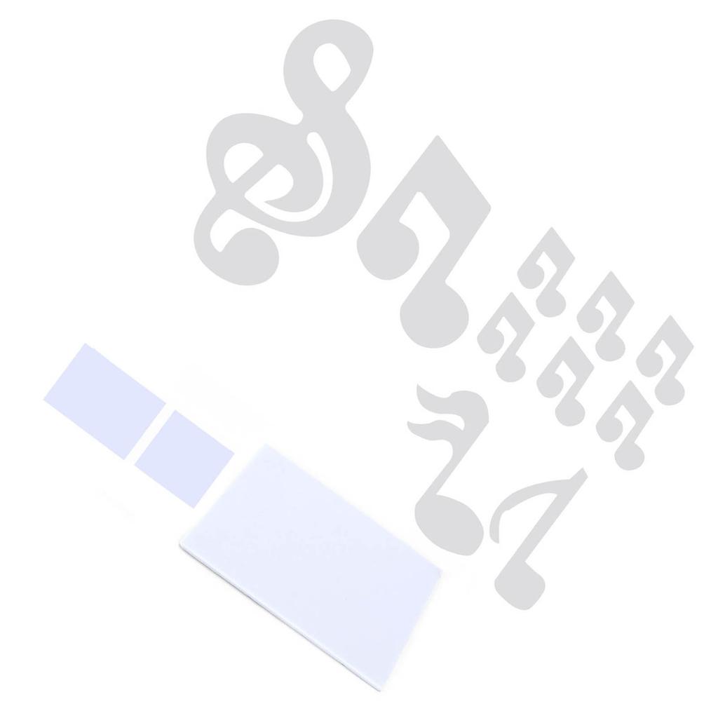 Музыкальная нота настенная наклейка DIY инновационные рельефные наклейки для дома спальня фон украшение серебро