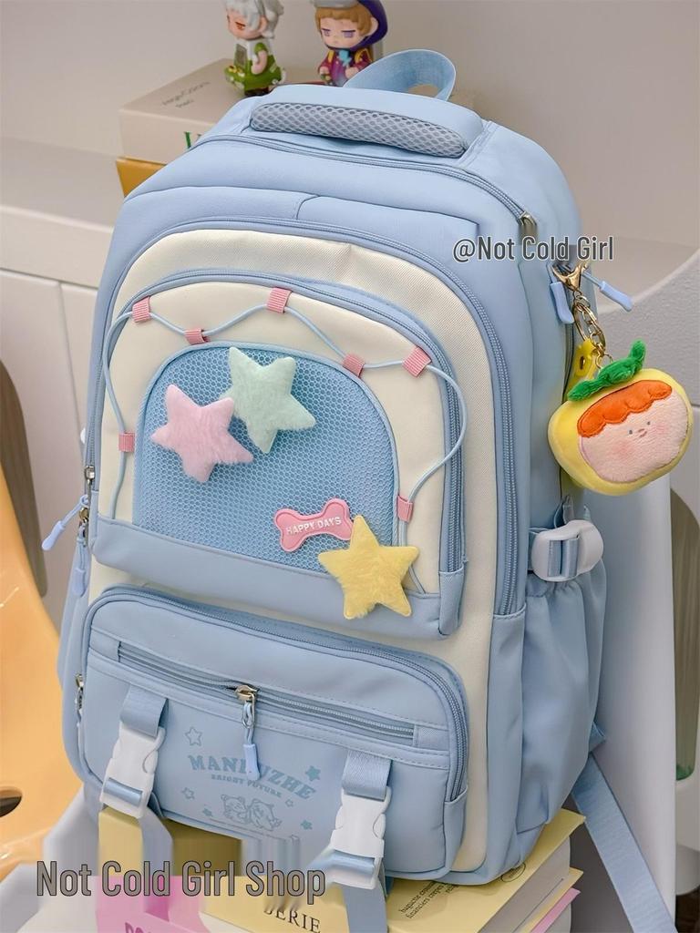 Рюкзак большой вместимости в студенческом стиле для девочек - Милый школьный рюкзак для учениц средней и старшей школы