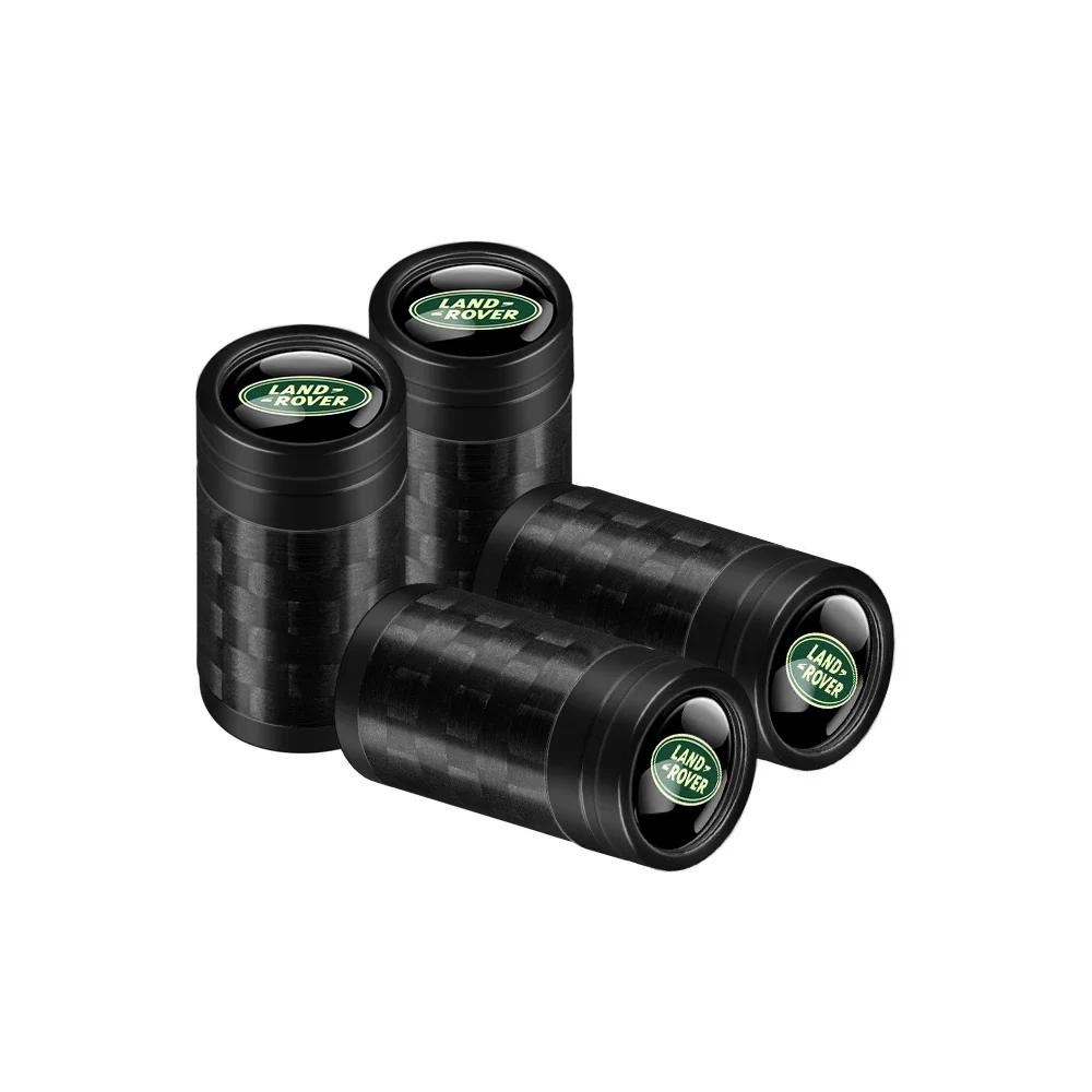 4Pcs Car Valve Caps Wheel Tires Air Tyre Stem Protective Covers For Land Rover Range Rover L322 Sport Freelander L320 Discovery HY0