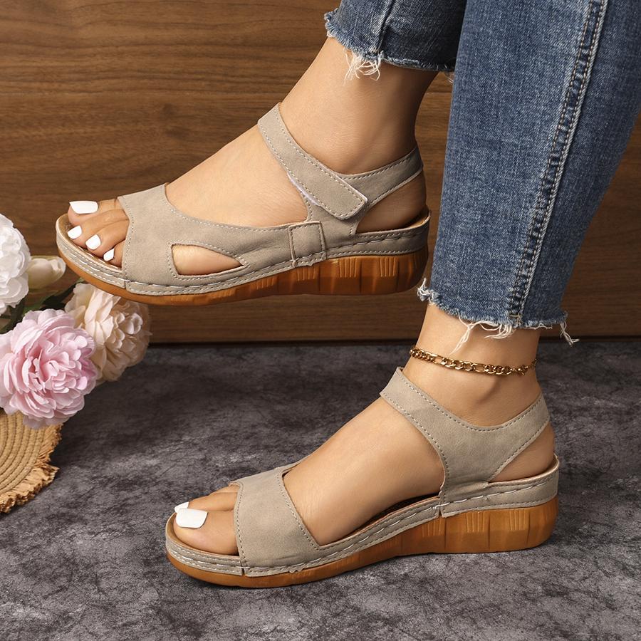 Women Sandals Summer Beach Sandals Women Heels Sandalias Casual Wedges Footwear Summer Shoes Soft Heeled Sandals Woman