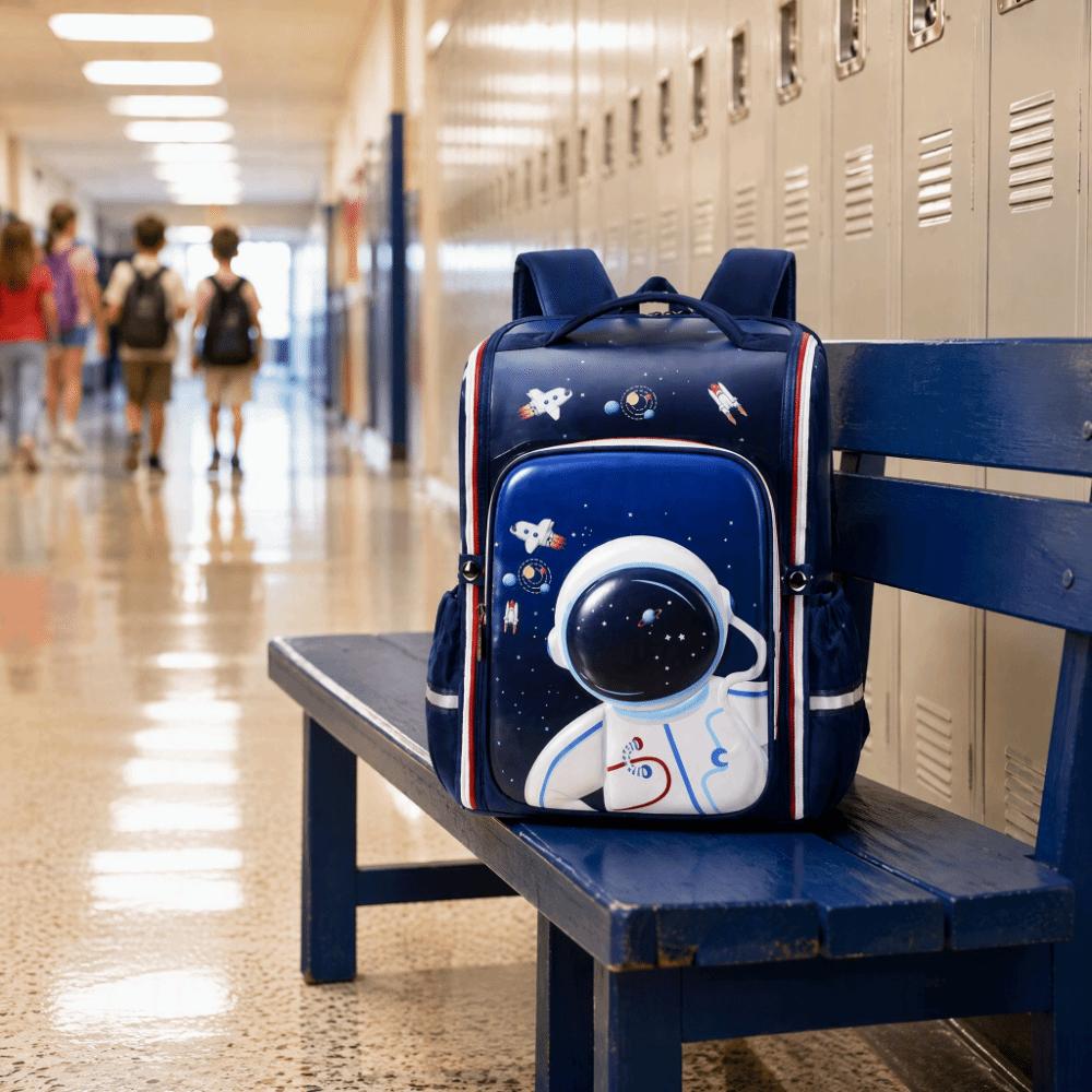 Cartoon Design School Backpack 3D Design School Bag New Rucksack Kids