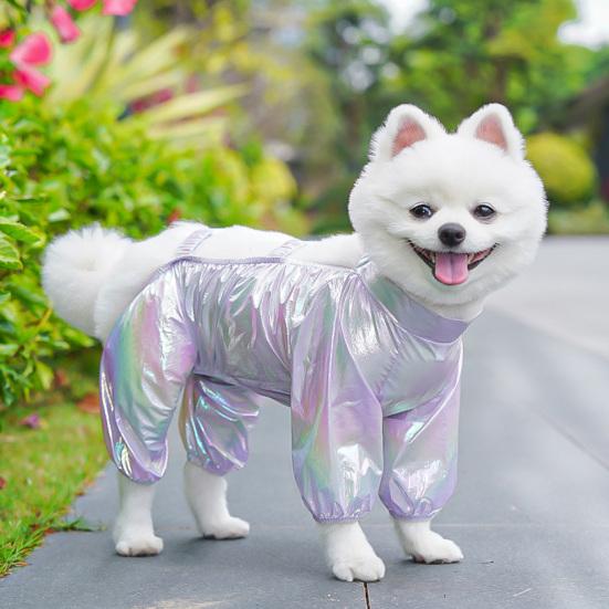 Dirty-Proof Dog Leg Sleeves Candy Color Gradient Waterproof Pet Protective Pants Outdoor Walking Dog Leggings for Rain And Snow Day