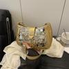 Популярная маленькая сумка женская сумка новая сумка через плечо сумка подмышку сумка-мессенджер с пайетками