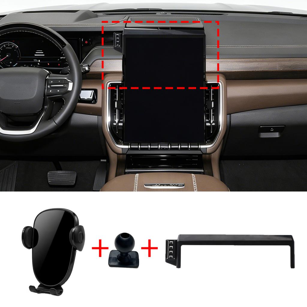 for GMC Yukon 2025 2026 2027 LHD Mobile Phone Bracket, Dashboard Mount Simple tallation Car Accessories