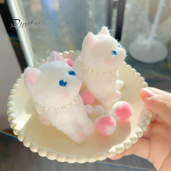 3D игрушка для снятия стресса с кота, черная белая игрушка для снятия стресса с котенка, мягкая игрушка для снятия стресса с котенка, ...