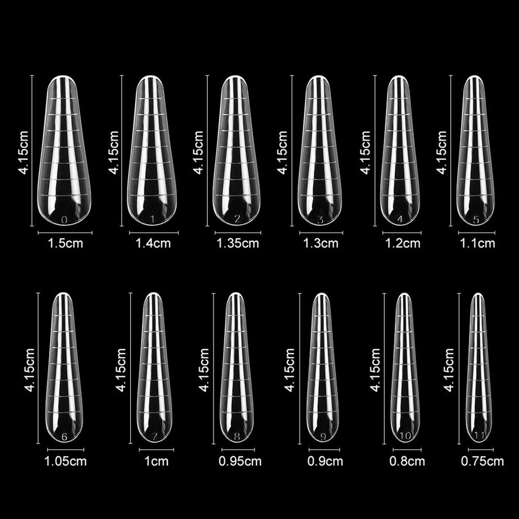 UV Acrylic Gel Manicure Tools Nail Dual Form Nail Mold False Nail Tips Fake Nails Extension