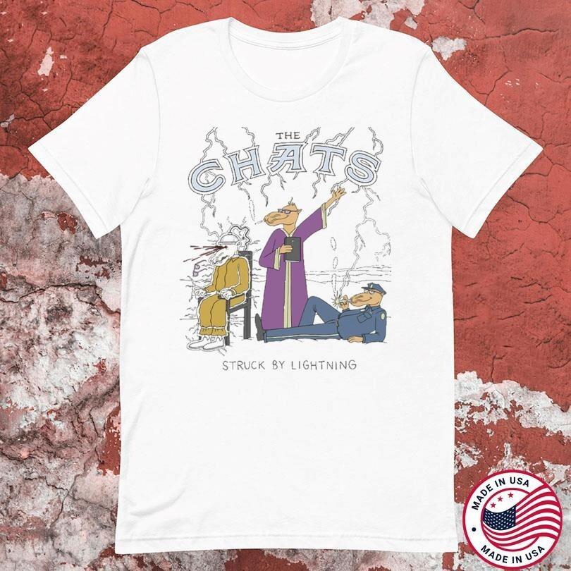 Футболка The Chats Band Белый Цвет Плотный Хлопок Все Размеры до 4XL NI399 Унисекс