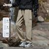 Jeep Мужские брюки прямого кроя в стиле business casual