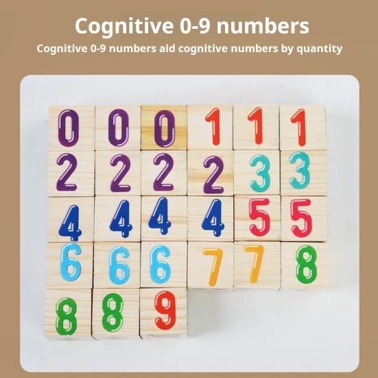 1 набор детских деревянных строительных блоков с ящиком для хранения букв алфавита для дошкольников