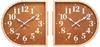 Yamato Kogei Clock D Br Double-Sided Size Approx. W25.5 D8.5 H25.5 YK20-102
