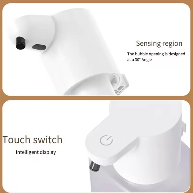 500 мл Бесконтактный настенный инфракрасный автоматический сенсорный диспенсер для мыла для кухни IPX5 Водонепроницаемая электрическая машина для мытья рук и посуды