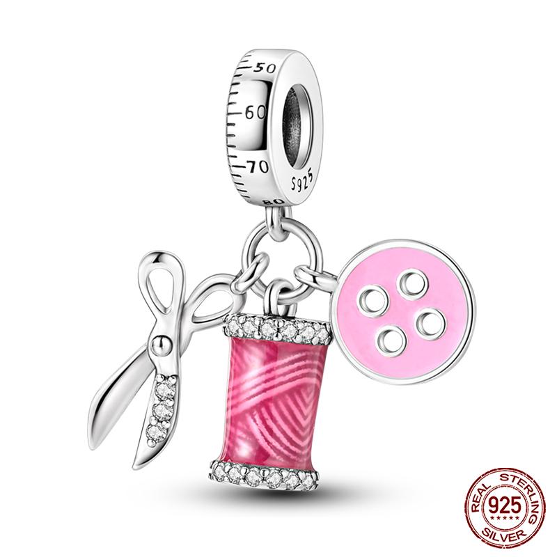 100% 925 Silver Fantasy Flying Dragon Mysterious Butterfly Charms Pendants Fit Qikaola Original Bracelets DIY Jewelry